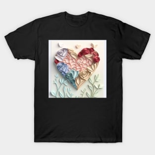 Magical valentines heart themed flower design. Perfect Valentines Day Gift T-Shirt